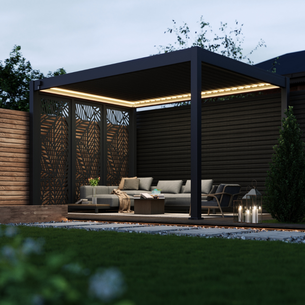Aluminium Pergola With Lighting System