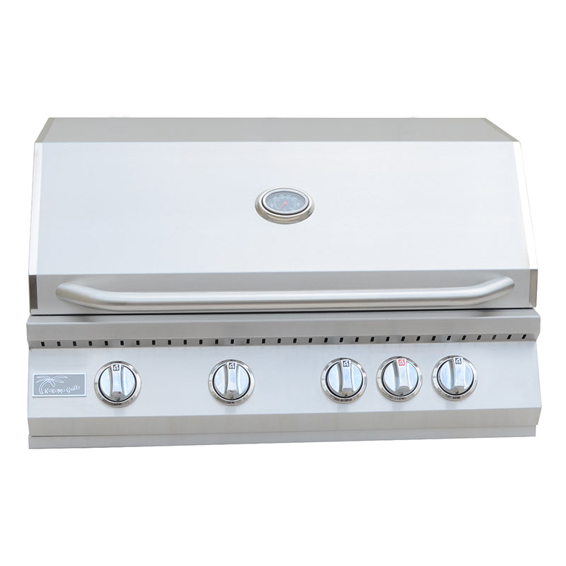 KoKoMo 4 Burner Elite Grill - closed front view
