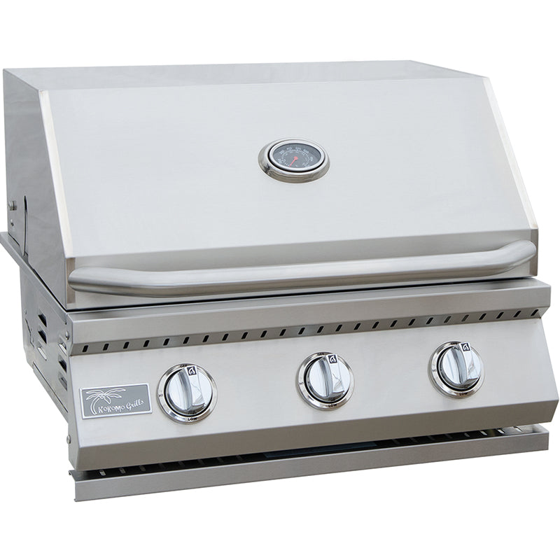KoKoMo 3 Elite Burner Elite Grill - closed side view