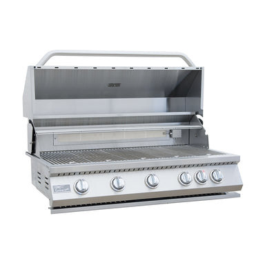 Kokomo 40” 5 Burner Gas Grill  open view
