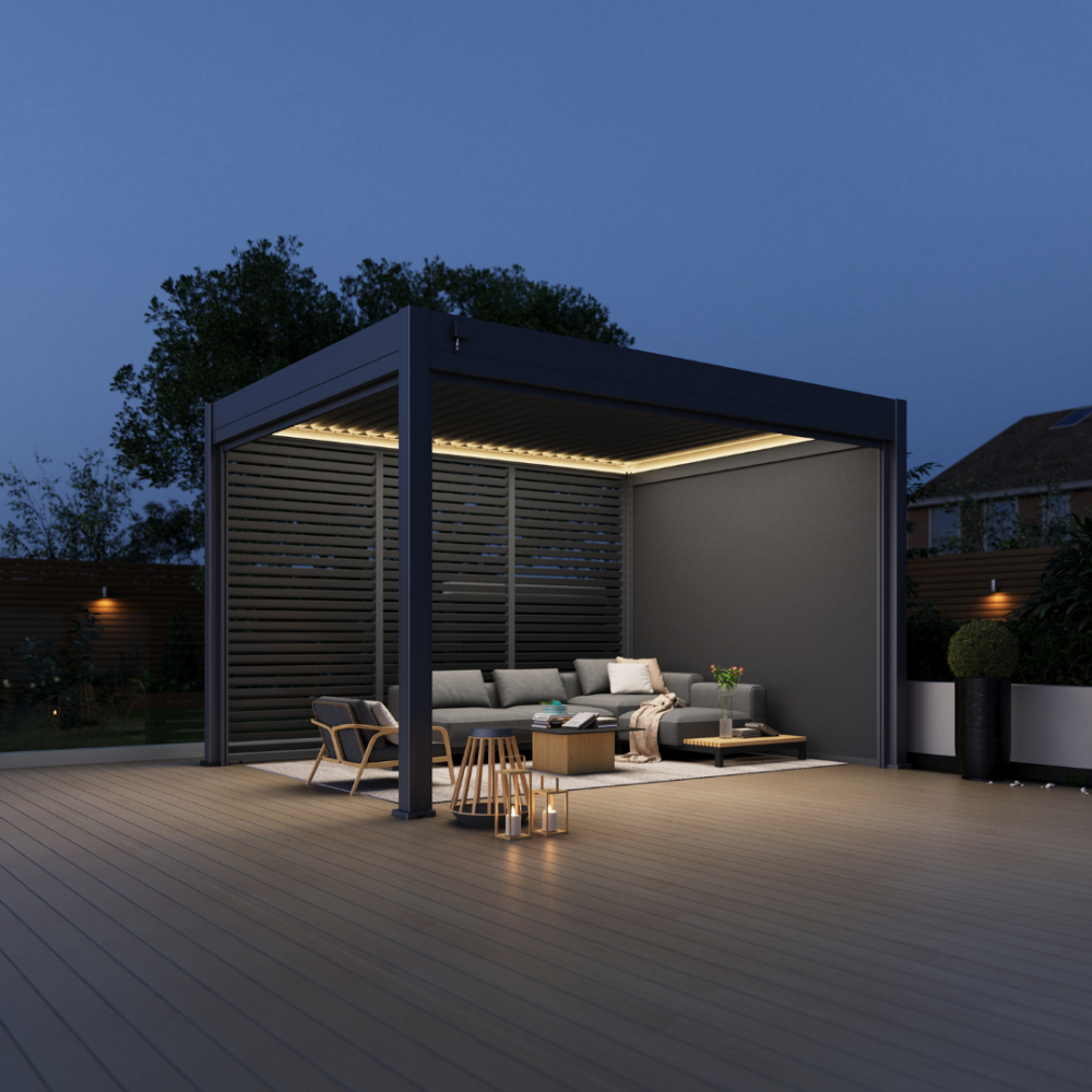 Aluminium Pergola With Lighting System