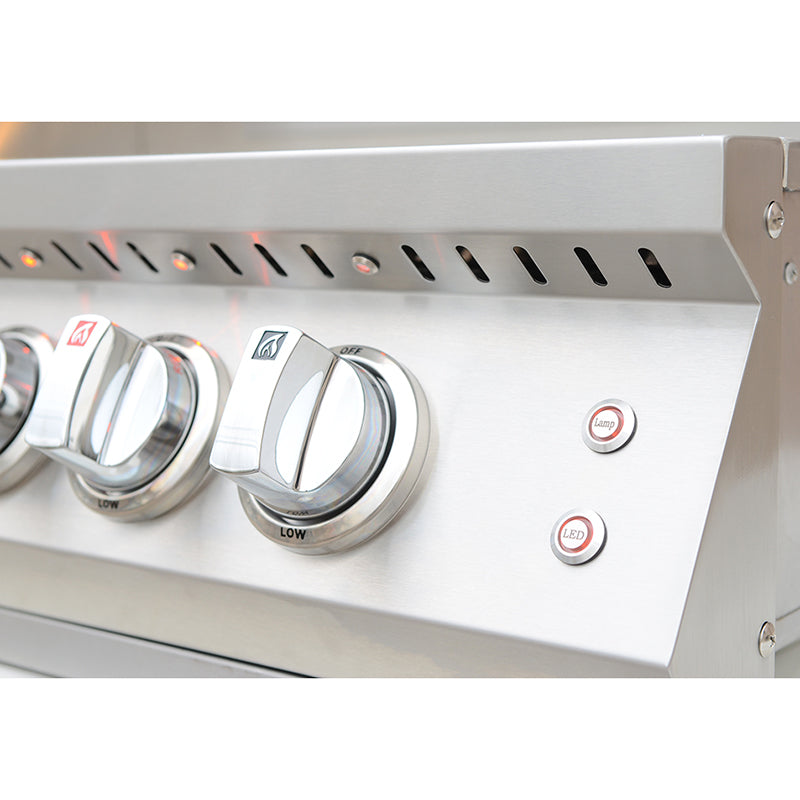 KoKoMo 40'' 5 Burner Professional  Grill - switch close up 