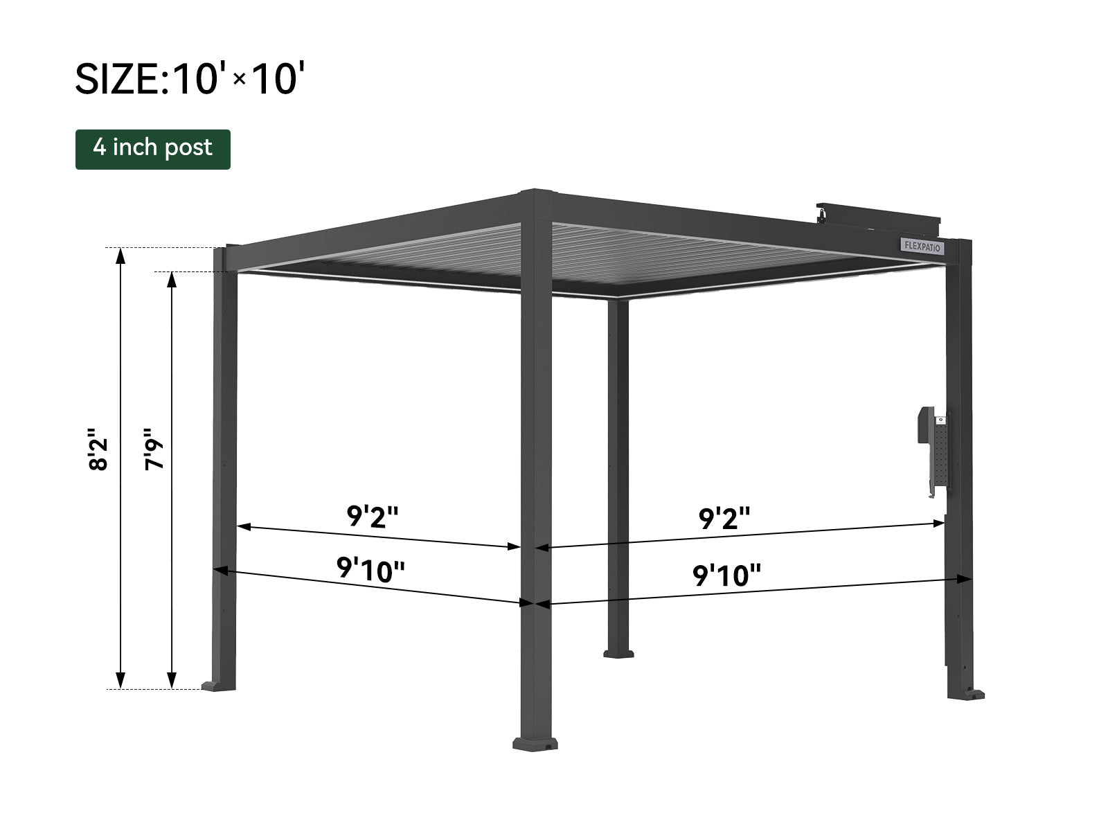 FlexPatio POWER+ Motorized Pergola