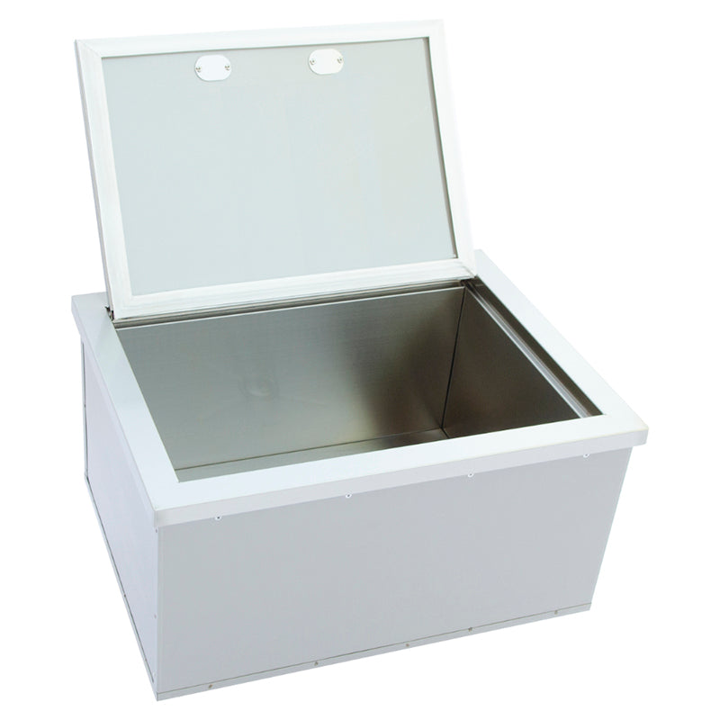 KoKoMo Grills Stainless Steel Ice Chest single door