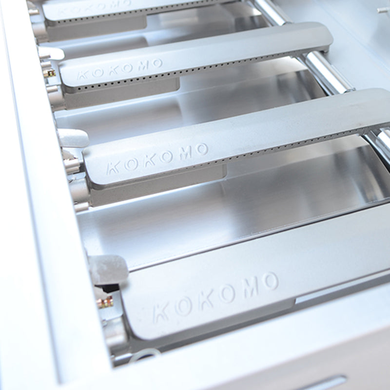 KoKoMo 4 Burner Professional
Gril - grill close up view inside 